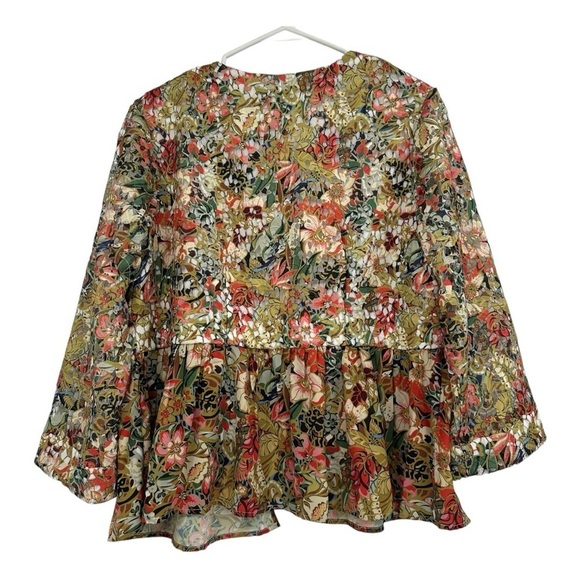 Soft Surroundings Ariege Jacket Beaded & Embroidered Lace Details Size M - Picture 2 of 7